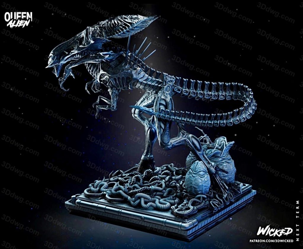 3DWicked 异形 异形女王-P站图纸收藏馆