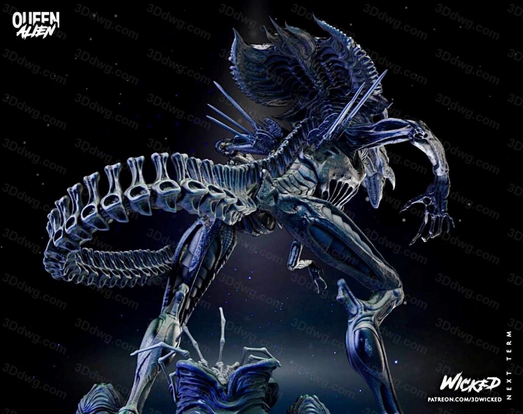 图片[4]-3DWicked 异形 异形女王-P站图纸收藏馆