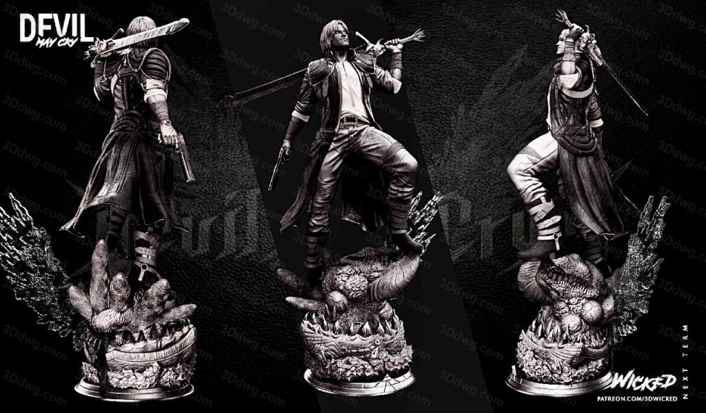 图片[4]-3DWicked 鬼泣 维吉尔-P站图纸收藏馆