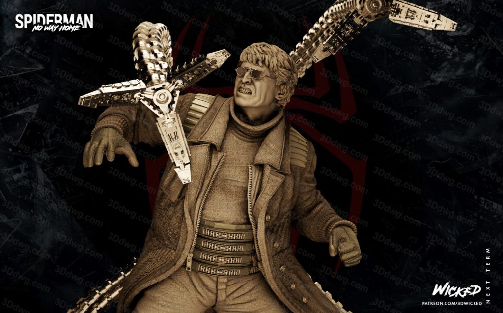 图片[2]-3DWicked 漫威 蜘蛛侠 博士章鱼-P站图纸收藏馆
