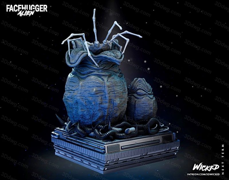 3DWicked 异形 Facehugger-P站图纸收藏馆