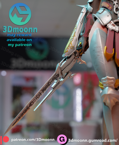 图片[4]-3Dmoonn KOF 拳皇 莉安娜·哈迪兰-P站图纸收藏馆