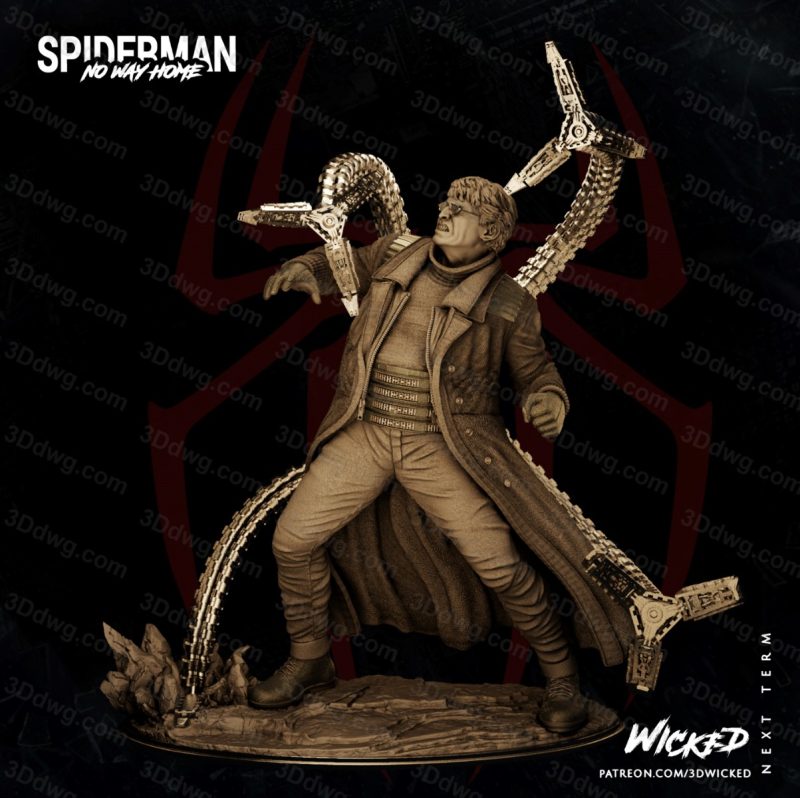 3DWicked 漫威 蜘蛛侠 博士章鱼-P站图纸收藏馆