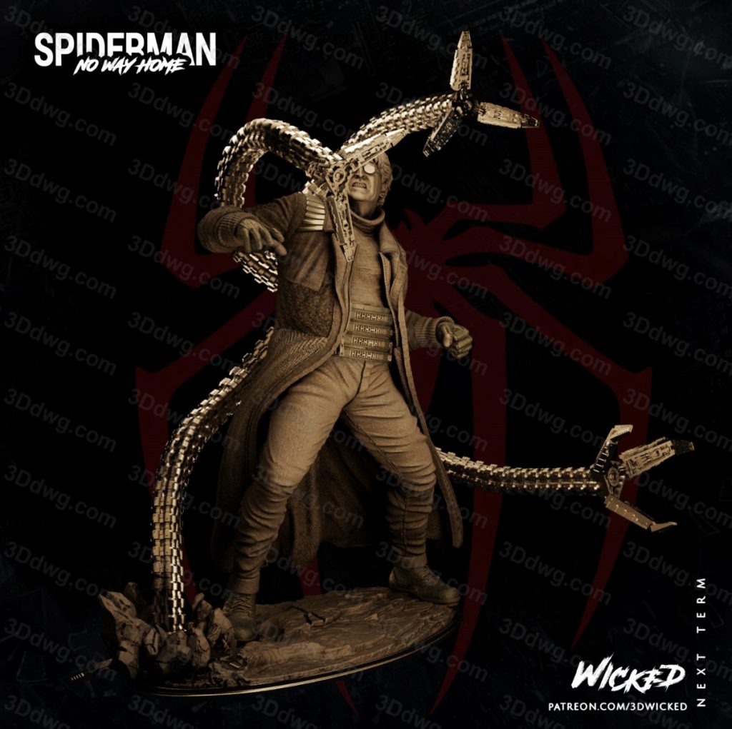 图片[3]-3DWicked 漫威 蜘蛛侠 博士章鱼-P站图纸收藏馆