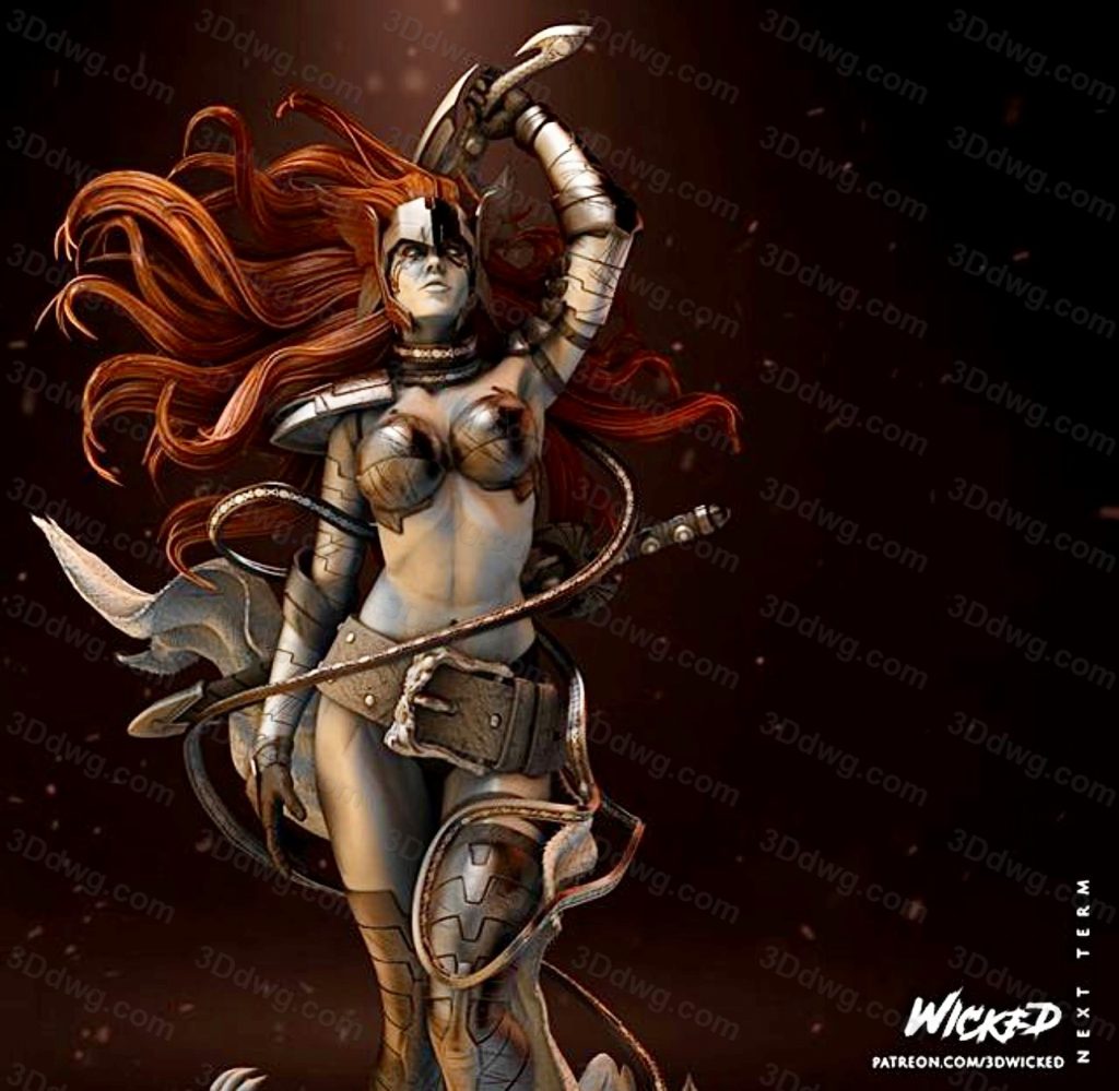 图片[4]-3DWicked 漫威 仙宫刺客 安吉拉-P站图纸收藏馆