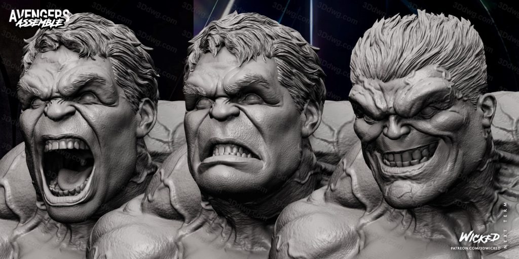 图片[7]-3DWicked 漫威 复联 浩克-P站图纸收藏馆