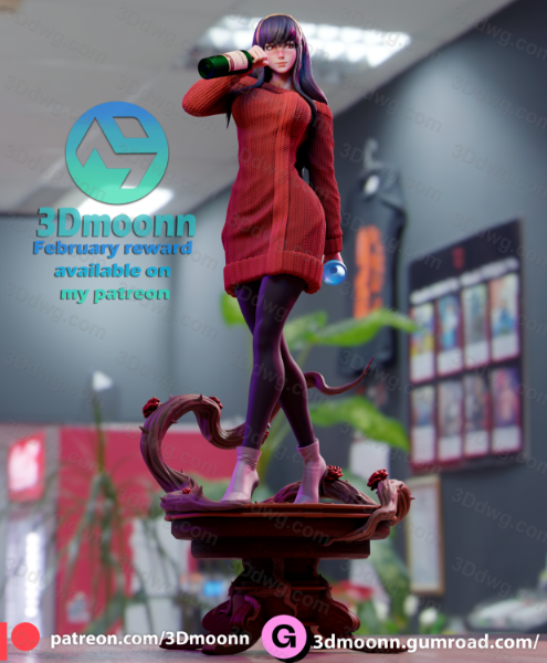 图片[4]-3Dmoonn 间谍过家家 约尔·福杰-P站图纸收藏馆