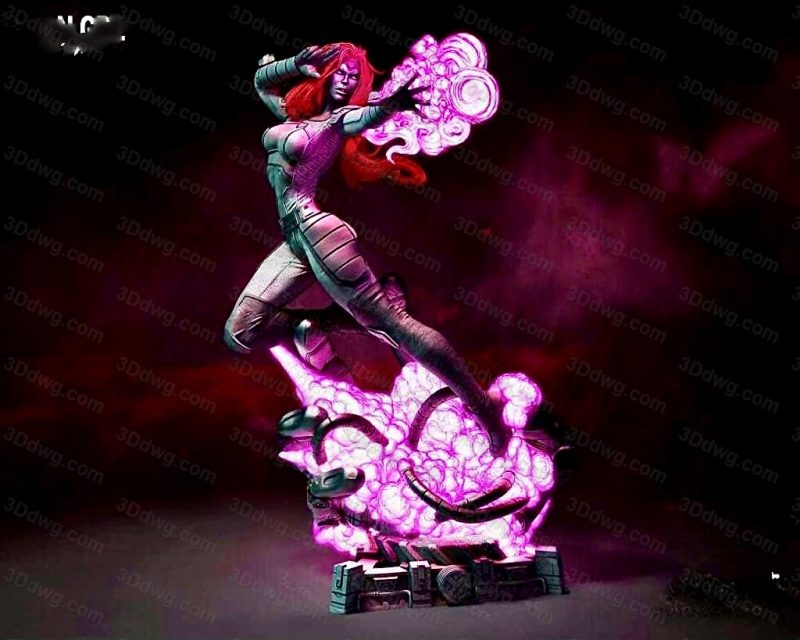 3DWicked 漫威 X战警 琴·葛蕾-P站图纸收藏馆