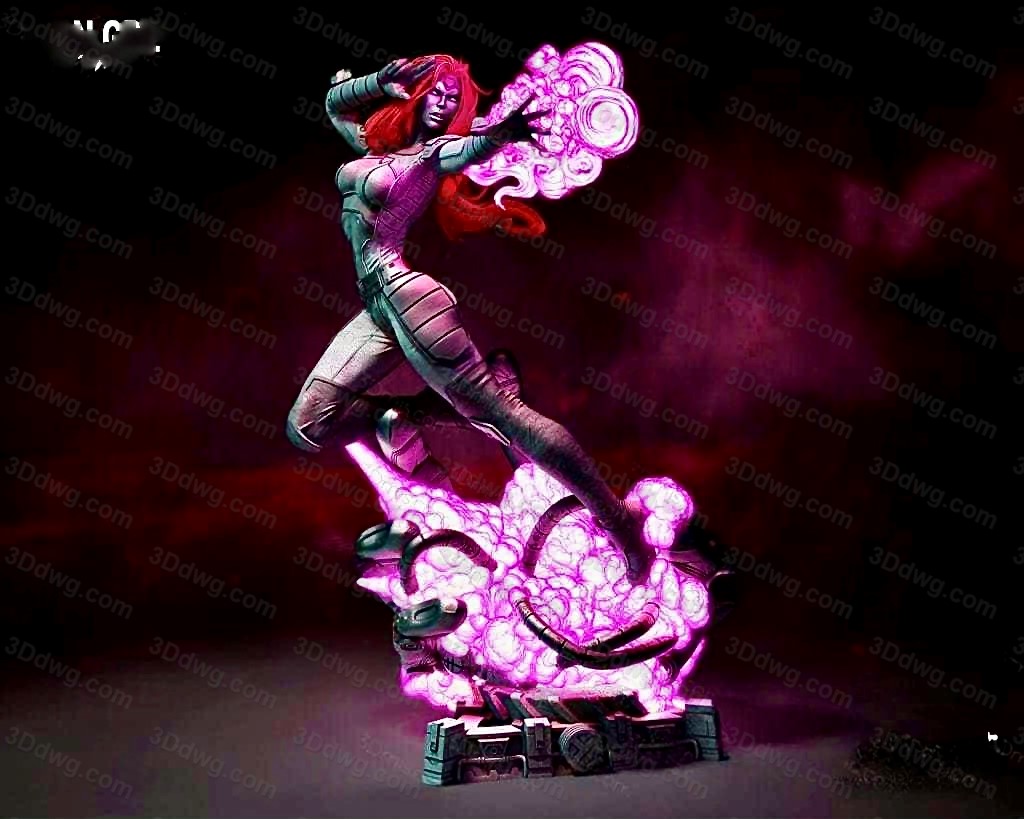 3DWicked 漫威 X战警 琴·葛蕾-P站图纸收藏馆