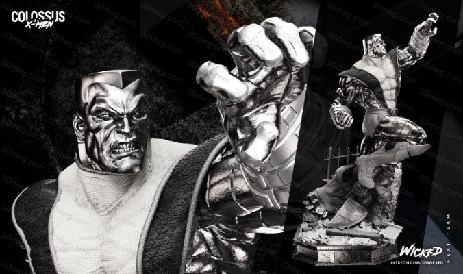 图片[2]-3DWicked 漫威 X战警 Colossus 丹尼尔·库德摩尔-P站图纸收藏馆