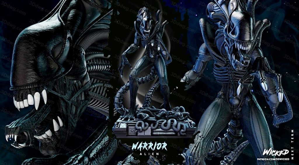 图片[2]-3DWicked 异形战士-P站图纸收藏馆