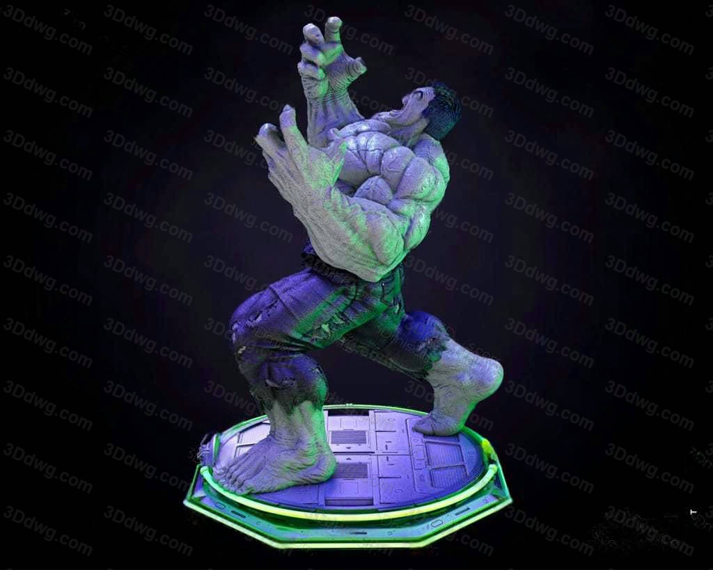 图片[1]-3DWicked 漫威 复联 浩克-P站图纸收藏馆