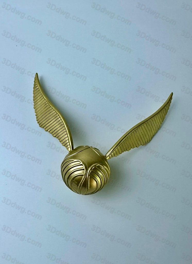 图片[1]-3DWicked 哈利波特 金色飞贼-P站图纸收藏馆