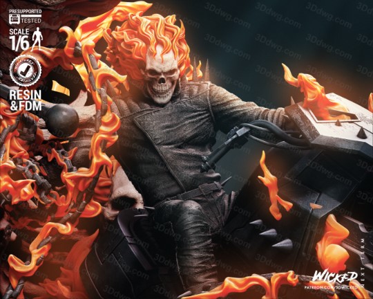 图片[4]-3DWicked 漫威 恶灵骑士-P站图纸收藏馆