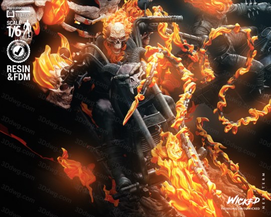 图片[6]-3DWicked 漫威 恶灵骑士-P站图纸收藏馆