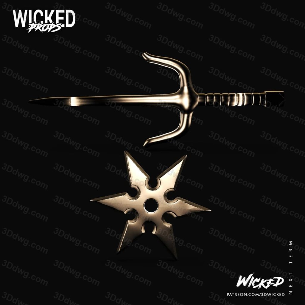 3DWicked 漫威 Sai and Star-P站图纸收藏馆