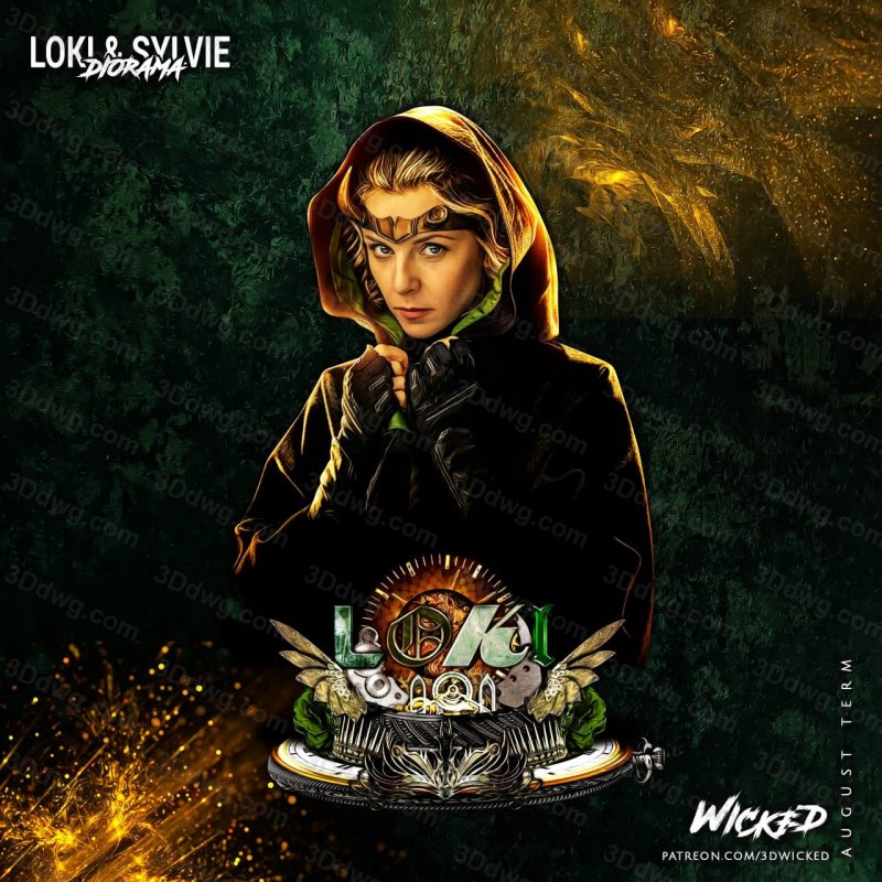 3DWicked 漫威 洛基 妖姬-P站图纸收藏馆