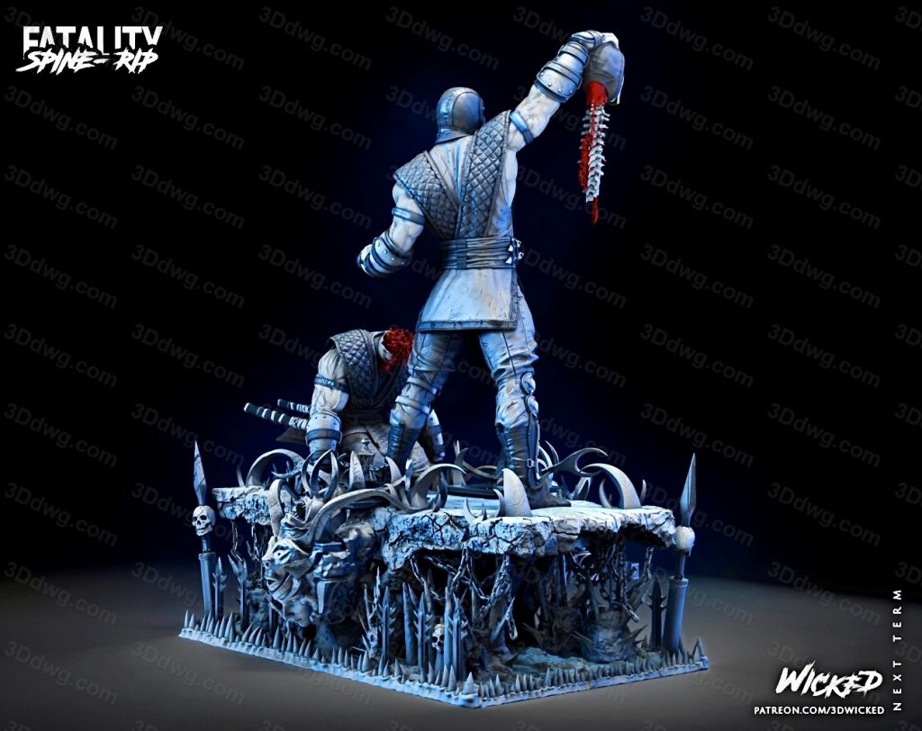 图片[2]-3DWicked 真人快打 壁寒对战蝎子-P站图纸收藏馆