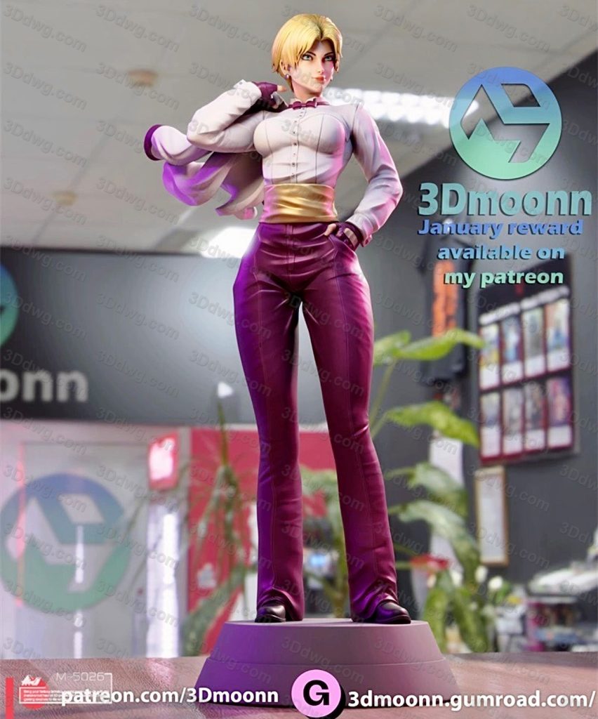 图片[2]-3Dmoonn KOF King琼-P站图纸收藏馆