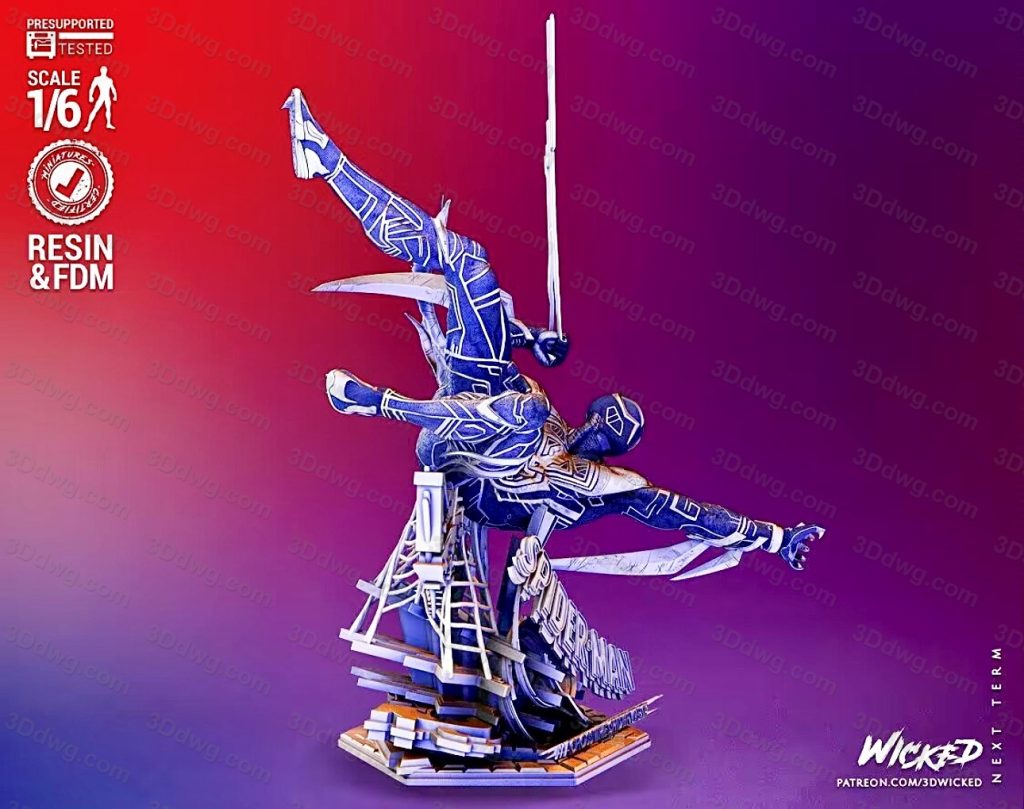 图片[4]-3DWicked 漫威 蜘蛛侠2099-P站图纸收藏馆