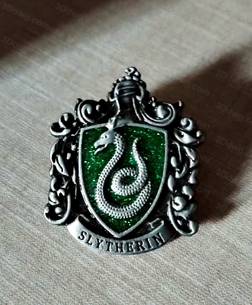 图片[1]-3DWicked 哈利波特 斯莱特林徽章-P站图纸收藏馆
