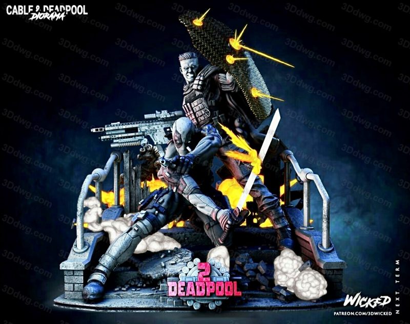 3DWicked 漫威 死待和电索-P站图纸收藏馆