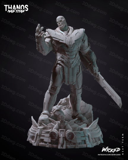 3DWicked 漫威 复联 灭霸-P站图纸收藏馆