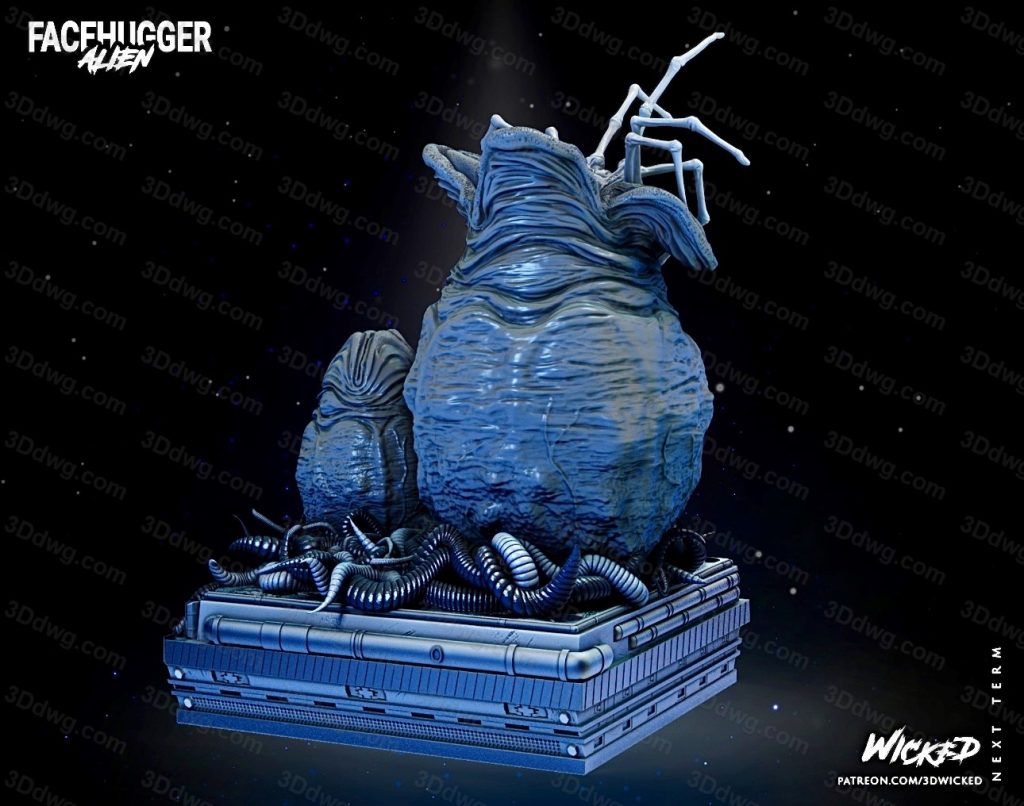 图片[4]-3DWicked 异形 Facehugger-P站图纸收藏馆
