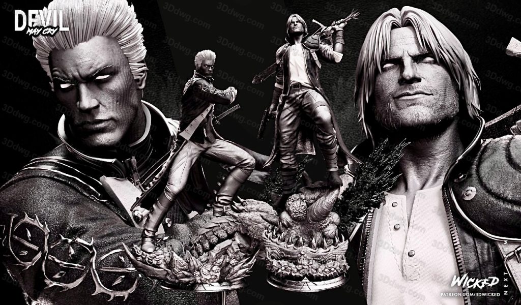 3DWicked 鬼泣 维吉尔-P站图纸收藏馆