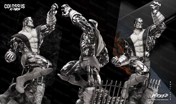 图片[3]-3DWicked 漫威 X战警 Colossus 丹尼尔·库德摩尔-P站图纸收藏馆