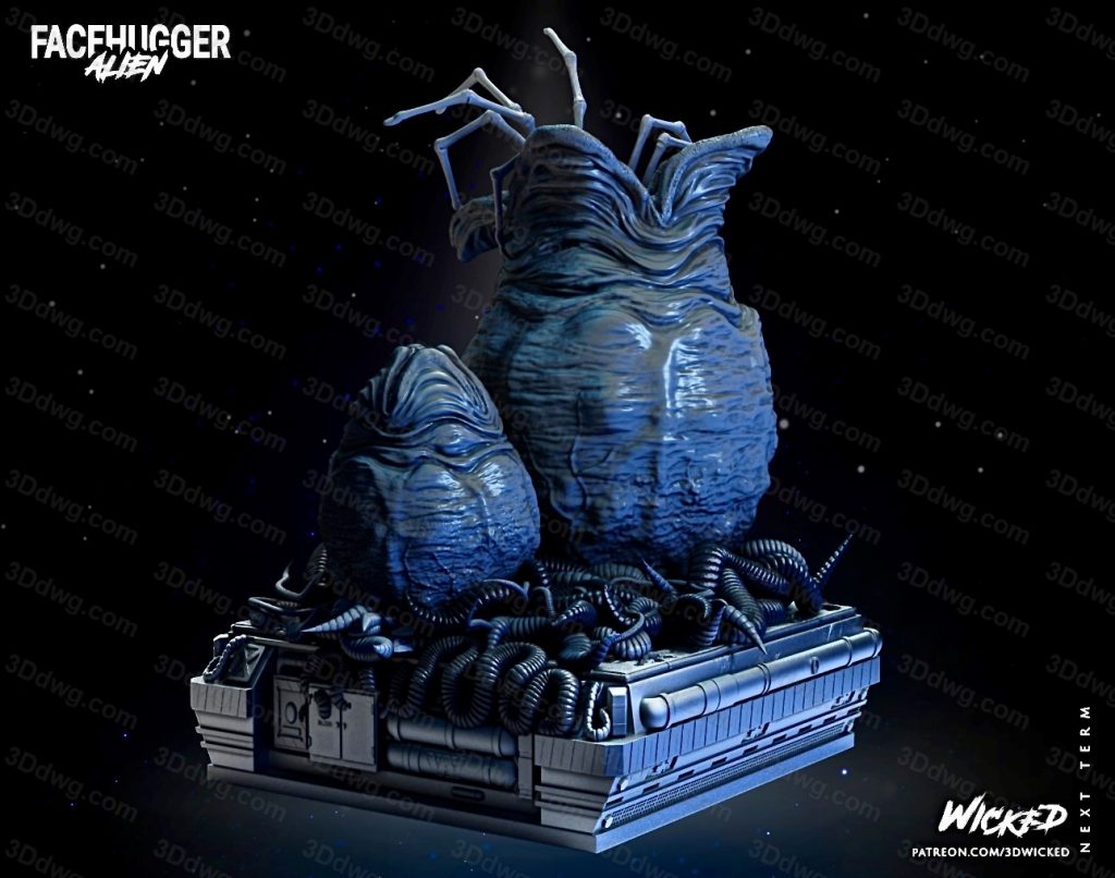 图片[3]-3DWicked 异形 Facehugger-P站图纸收藏馆