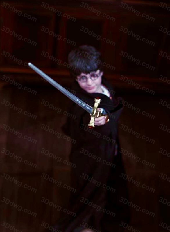 3DWicked 哈利·波特 格兰芬多宝剑-P站图纸收藏馆