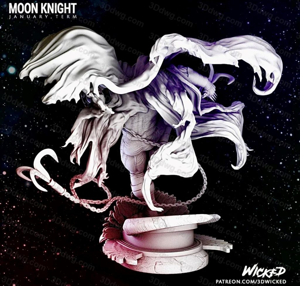 图片[2]-3DWicked 漫威 月光骑士-P站图纸收藏馆