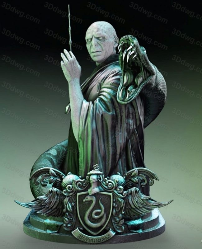 3DWicked 哈利波特 伏地魔-P站图纸收藏馆