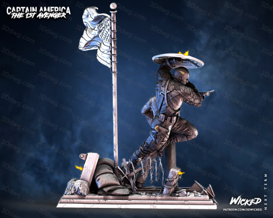 图片[8]-3DWicked 漫威 美国队长 史蒂夫·罗杰斯-P站图纸收藏馆