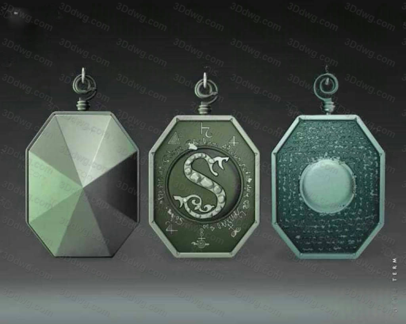 3DWicked 哈利波特 斯莱特林纪念品-P站图纸收藏馆