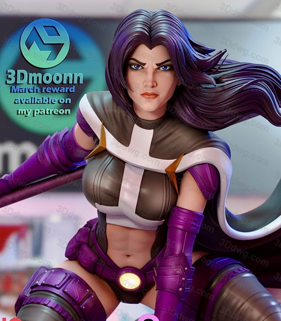 图片[2]-3Dmoonn DC漫画 蝙蝠侠 女猎手-P站图纸收藏馆