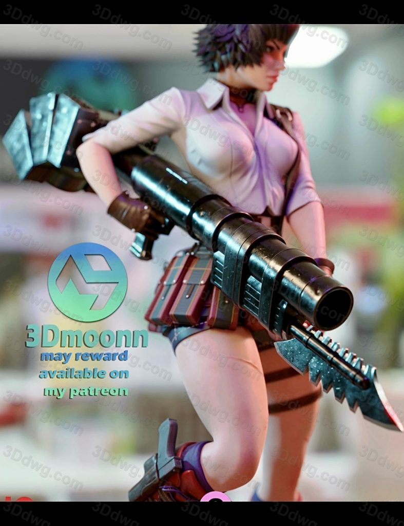 图片[2]-3Dmoonn 鬼泣 蕾蒂-P站图纸收藏馆