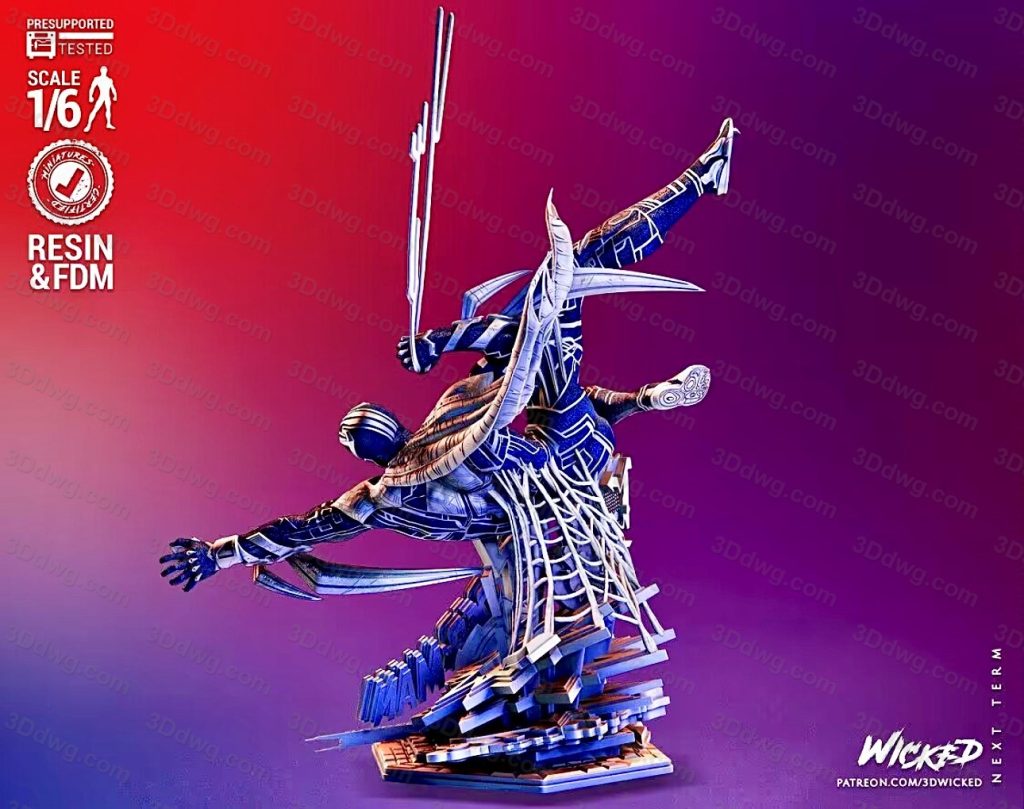 图片[3]-3DWicked 漫威 蜘蛛侠2099-P站图纸收藏馆