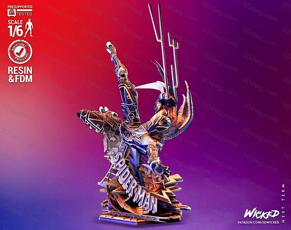 图片[2]-3DWicked 漫威 蜘蛛侠2099-P站图纸收藏馆