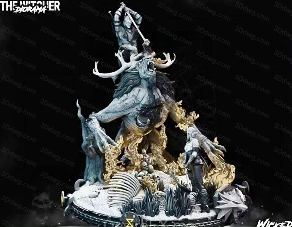 3DWicked 猎魔人 巫师 希里-P站图纸收藏馆