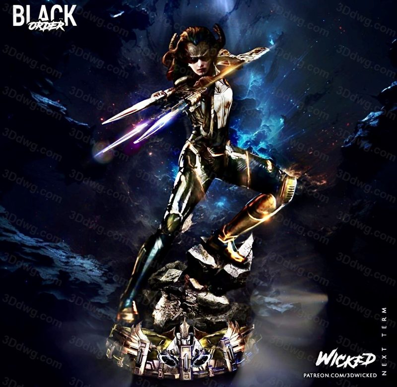 3DWicked 漫威 复联 暗夜比邻星-P站图纸收藏馆