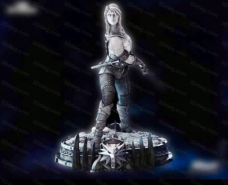 3DWicked 猎魔人 希里-P站图纸收藏馆