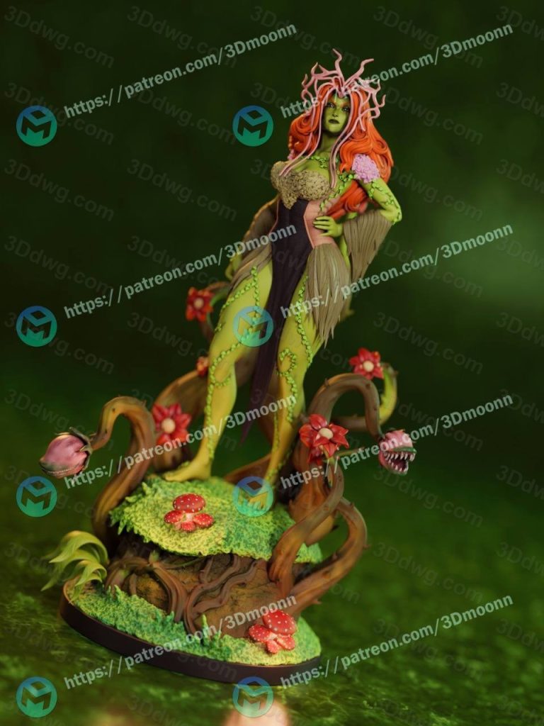 图片[3]-3Dmoonn DC漫画 毒藤女-P站图纸收藏馆