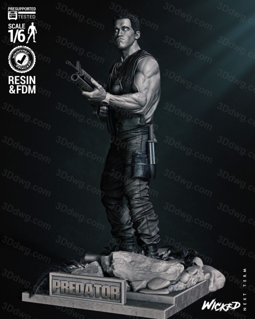 图片[4]-3DWicked 漫威 铁血战士 达奇-P站图纸收藏馆