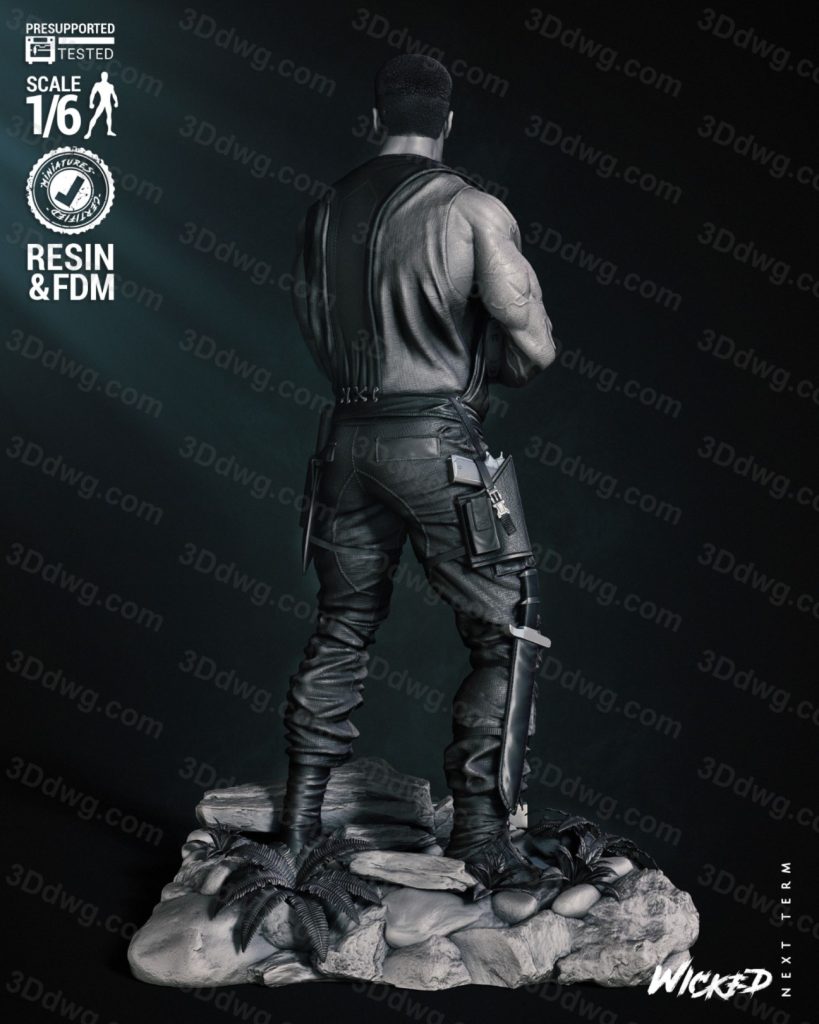 图片[5]-3DWicked 漫威 铁血战士 达奇-P站图纸收藏馆
