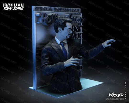 图片[4]-3DWicked 漫威 钢铁侠 托尼·斯塔克-P站图纸收藏馆