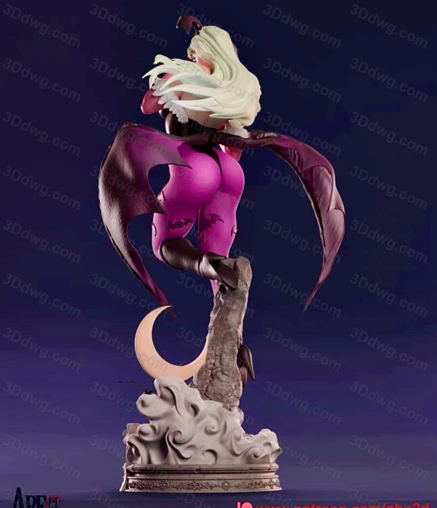 图片[4]-ABE3D 恶魔战士 莫莉卡·安斯兰特-P站图纸收藏馆