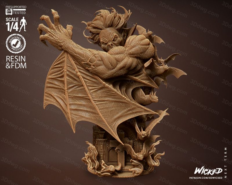 3DWicked 漫威 莫比亚斯-P站图纸收藏馆