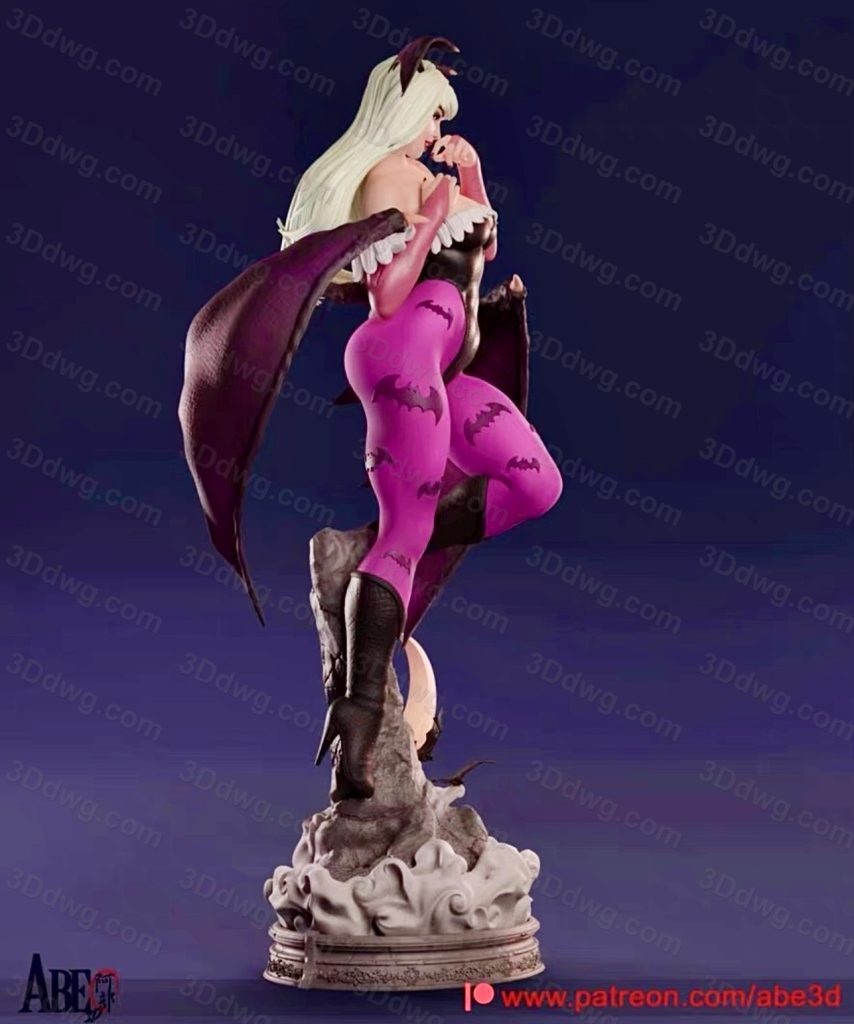 图片[3]-ABE3D 恶魔战士 莫莉卡·安斯兰特-P站图纸收藏馆